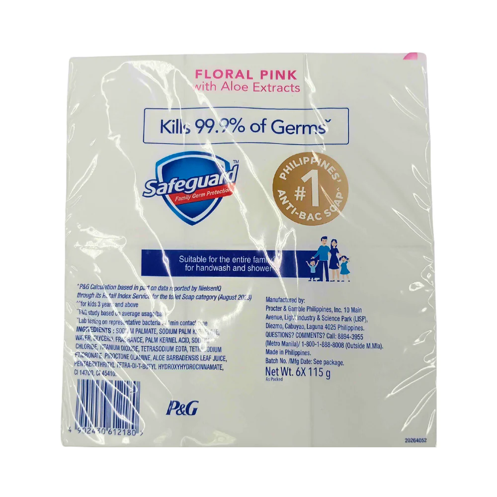 Safeguard Soap Floral Pink Value Pack 130g x 6's - Image 2