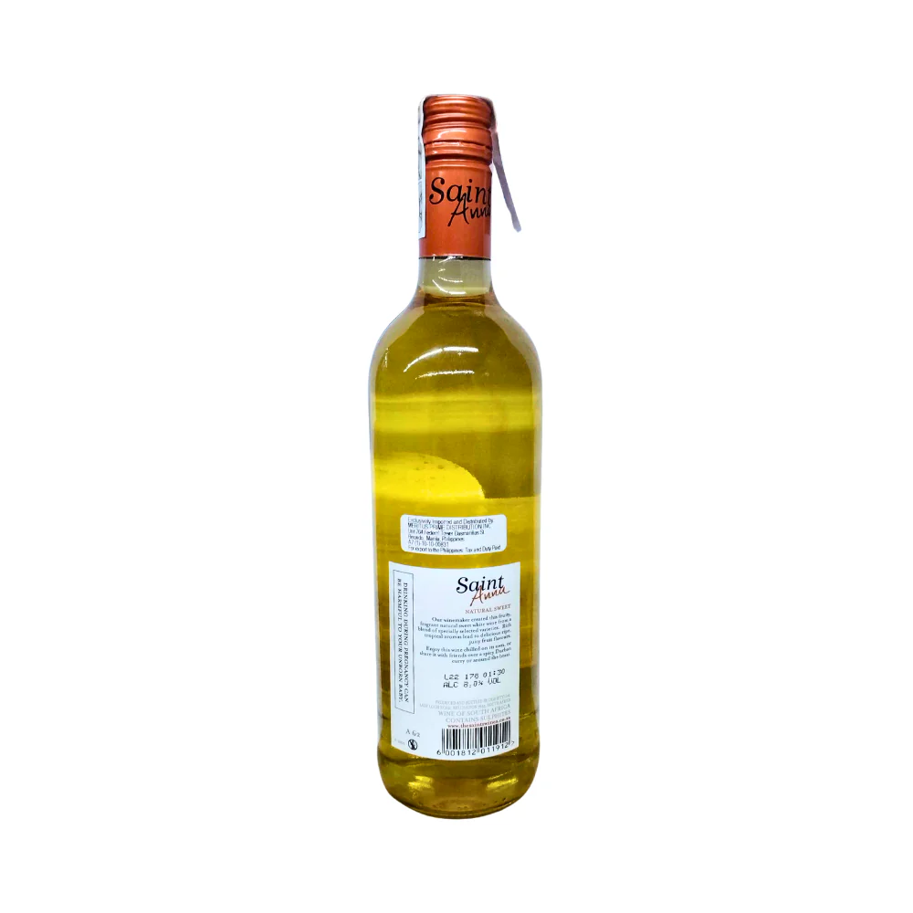 Saint Anna Natural Sweet Wine 750ml - Image 3