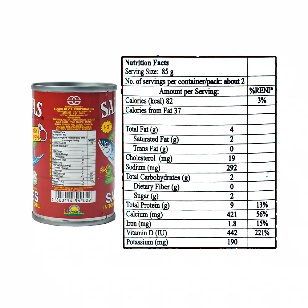 Sallenas Sardines In Tomato Sauce With Chili 155g - Image 3