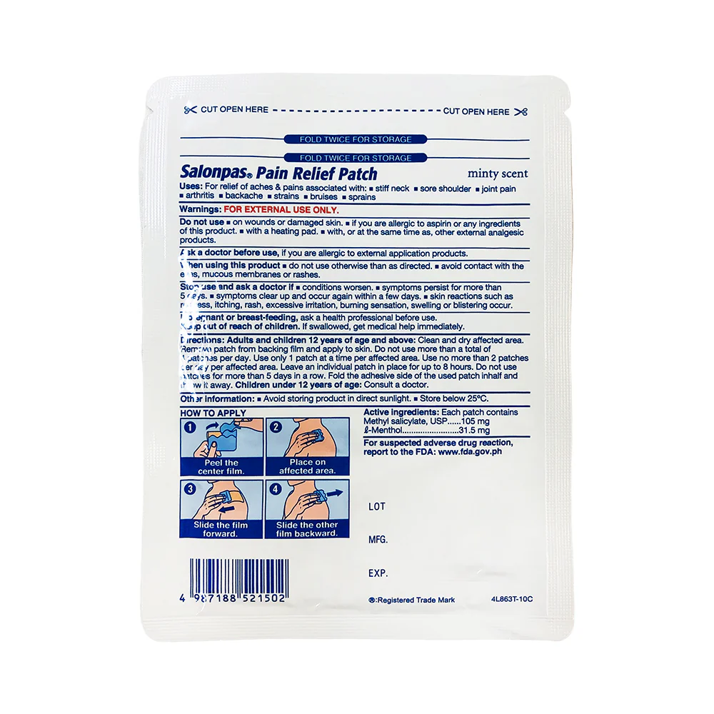 Salonpas Pain Relief Patch - Image 2