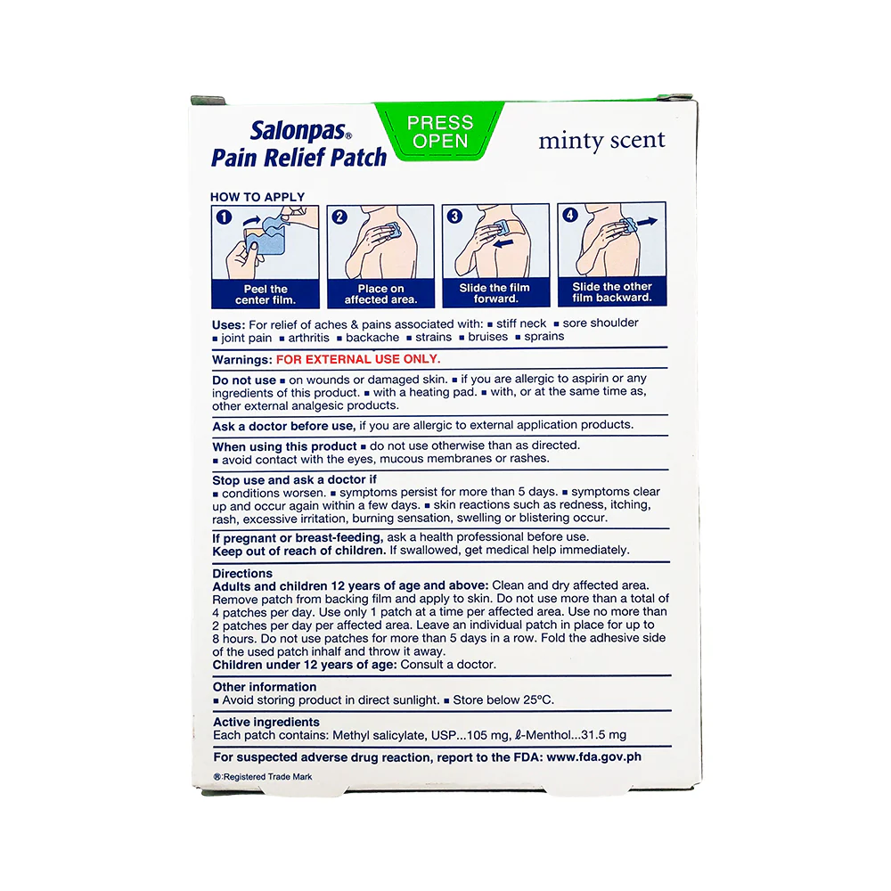 Salonpas Pain Relief Patch - Image 4