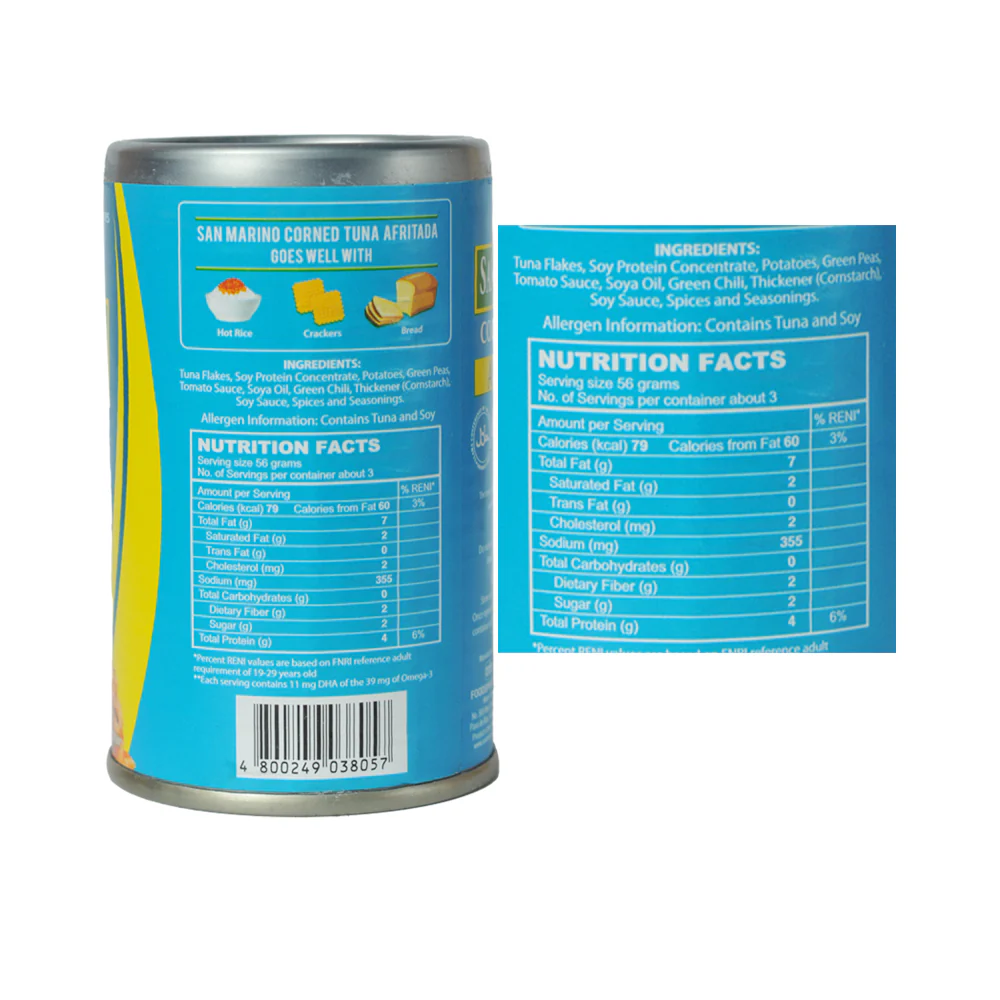 San Marino Corned Tuna Afritada 155g - Image 2