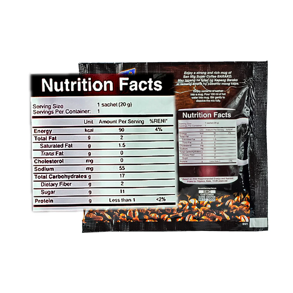 San Mig Coffee Instant 3in1 Coffee Mix Barako 20g - Image 3