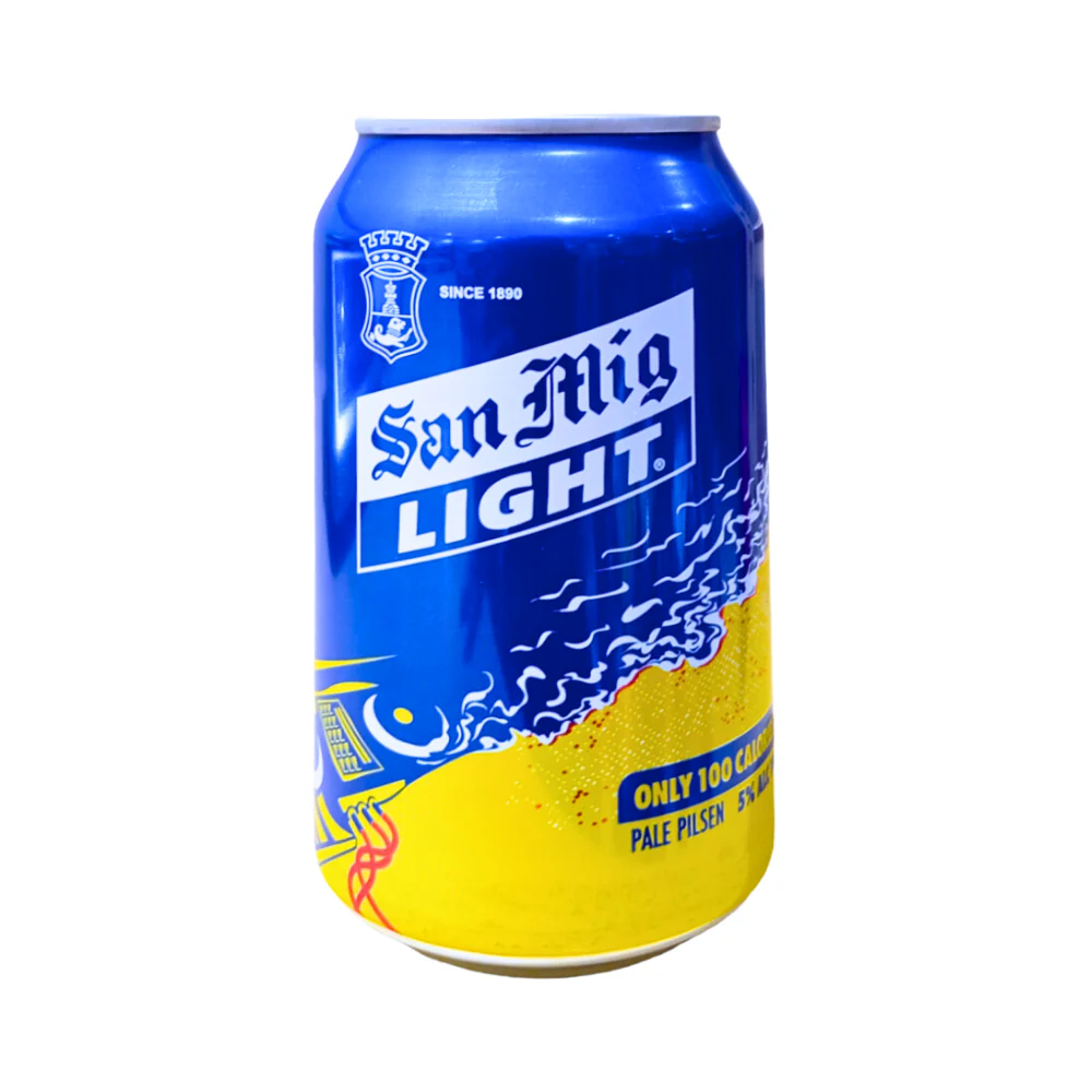 San Miguel Beer Light In Can 330ml - Image 2
