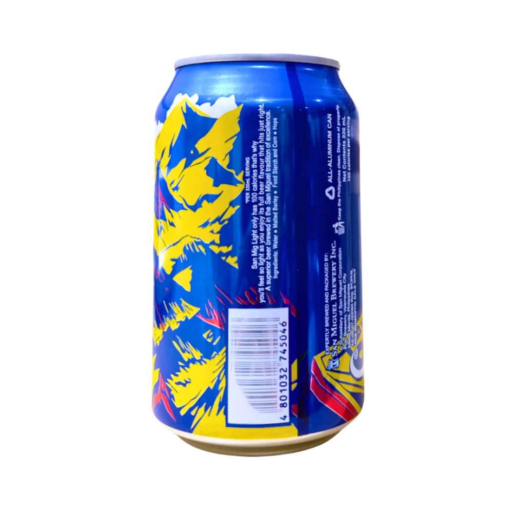 San Miguel Beer Light In Can 330ml - Image 3