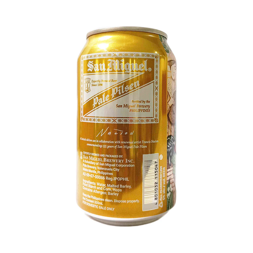 San Miguel Beer Pale Pilsen Can 330ml - Image 3