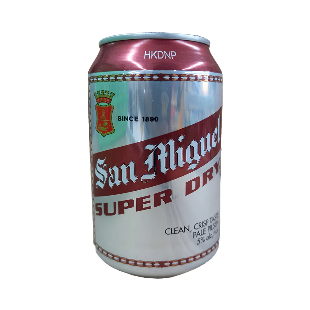 San Miguel Beer Super Dry Can 330ml - Image 2
