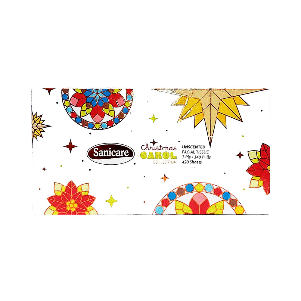 Sanicare Facial Tissue Econo 3Ply 420Sheets - Image 2