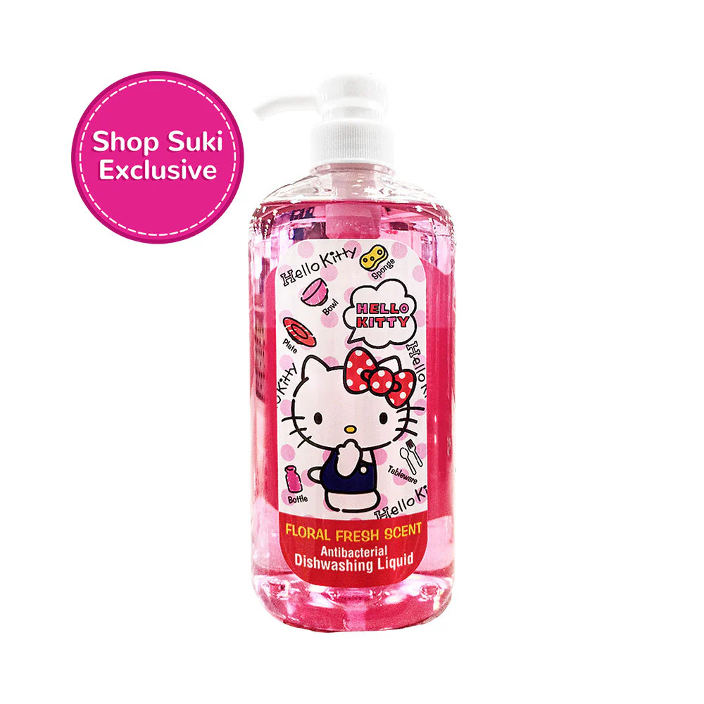 Sanrio Hello Kitty Antibacterial Dishwashing Liquid Fresh Scent 750ml - Image 4