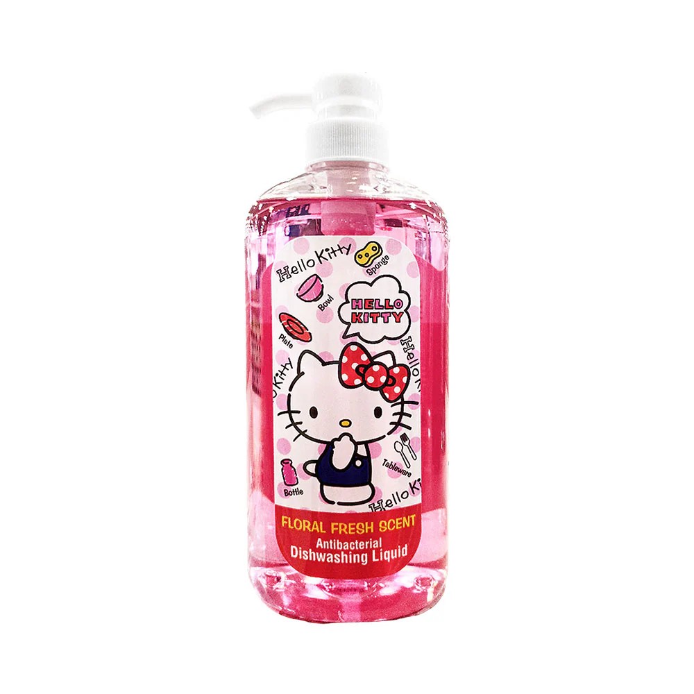 Sanrio Hello Kitty Antibacterial Dishwashing Liquid Fresh Scent 750ml - Image 5