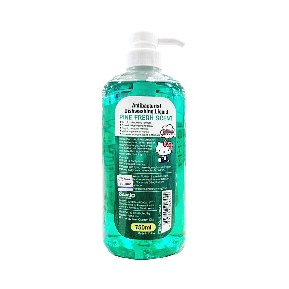 Sanrio Hello Kitty Antibacterial Dishwashing Liquid Fresh Scent 750ml - Image 9