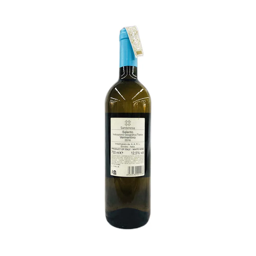 Santeresa Salento Vermentino 2016 White Wine 750ml - Image 3