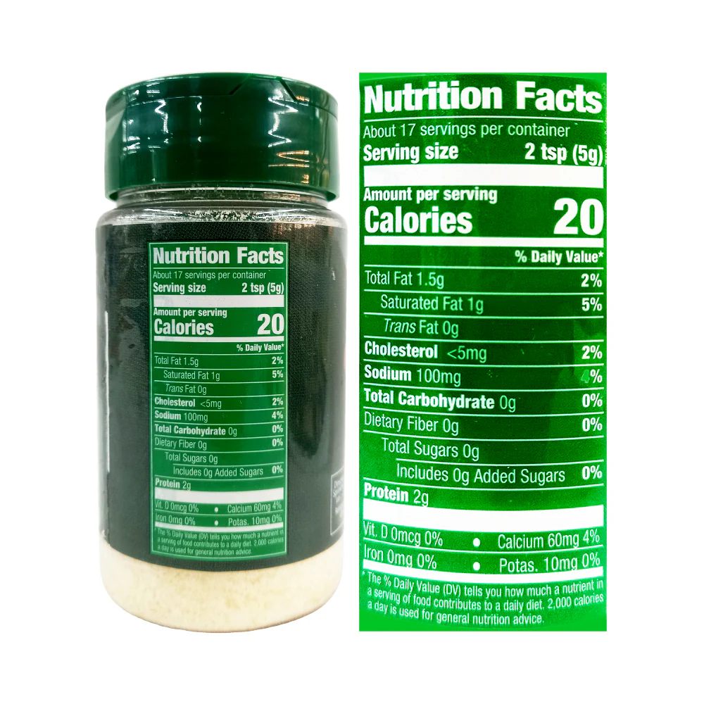 Santini Grated Parmesan Cheese 85g (3oz) - Image 2