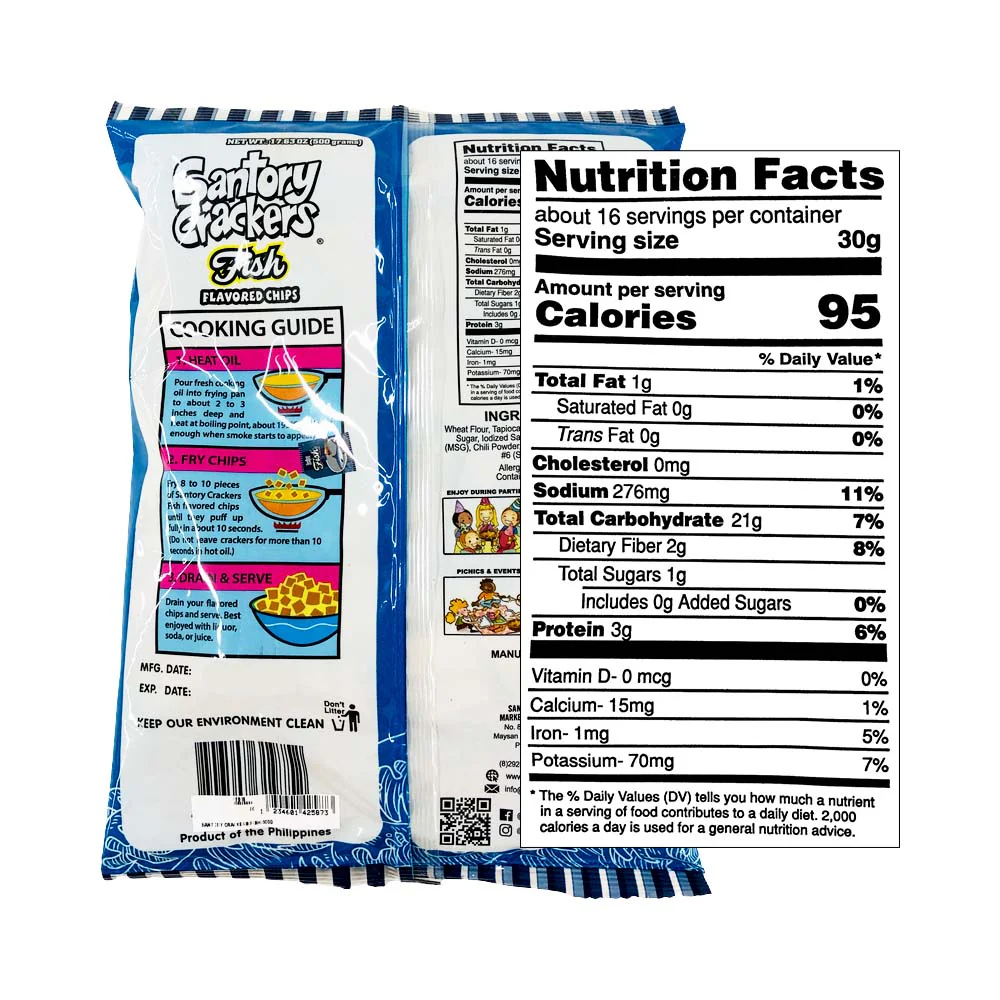 Santory Crackers Fish 500g - Image 2