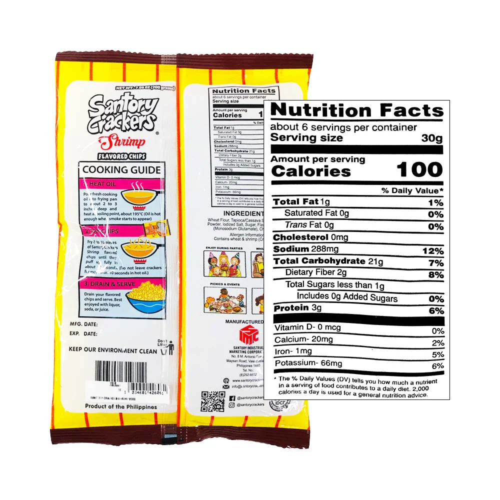 Santory Crackers Shrimp 200g - Image 2