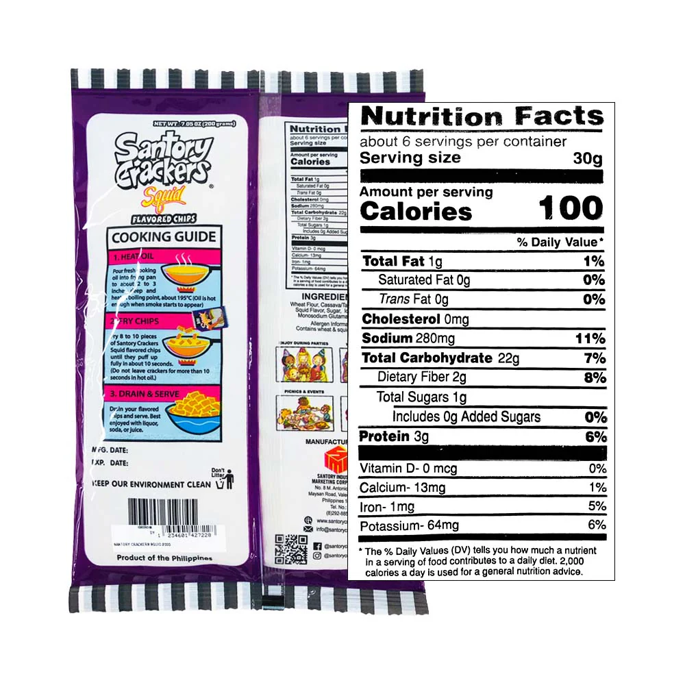 Santory Crackers Squid 200g - Image 2