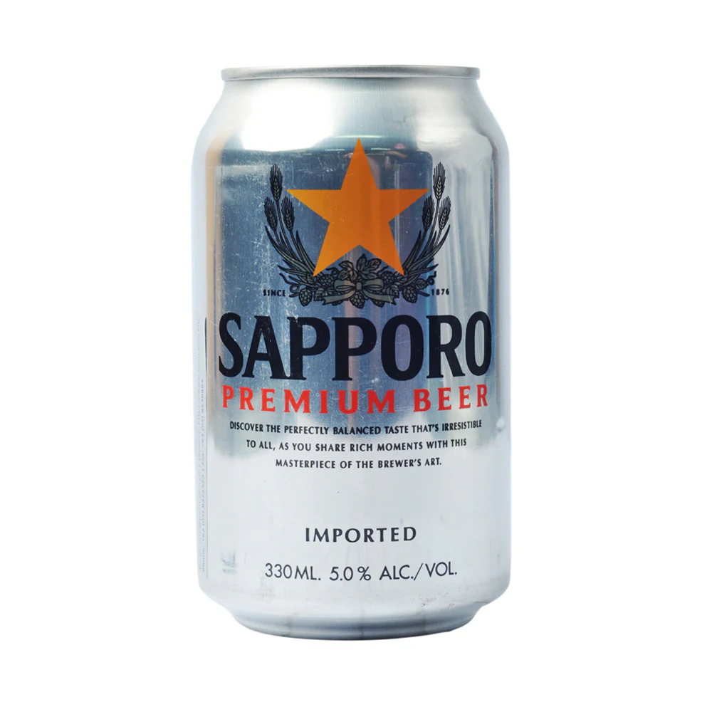 Sapporo Premium Beer Can 330ml - Image 2