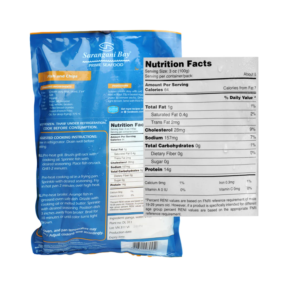 Sarangani Bay Cream Dory Fillet 500g - Image 2