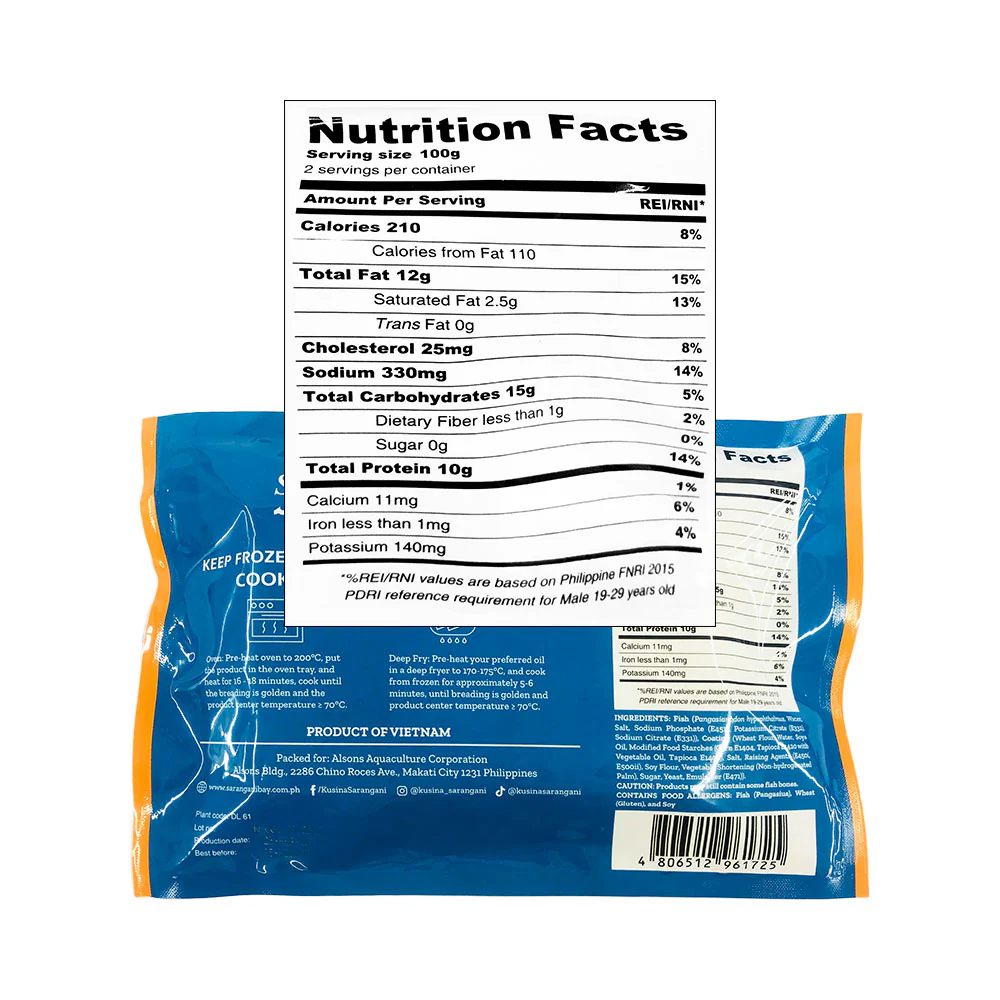 Sarangani Bay Fish Fingers 200g - Image 2