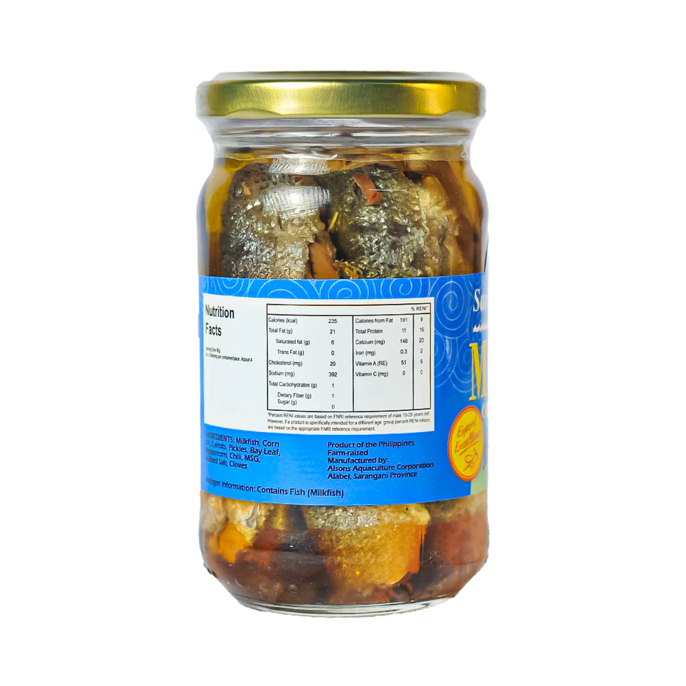 Sarangani Bay Milkfish In Corn Oil Regular 215g - Image 2