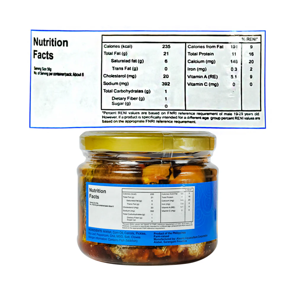 Sarangani Milkfish In Corn Oil Spicy 312g - Image 3