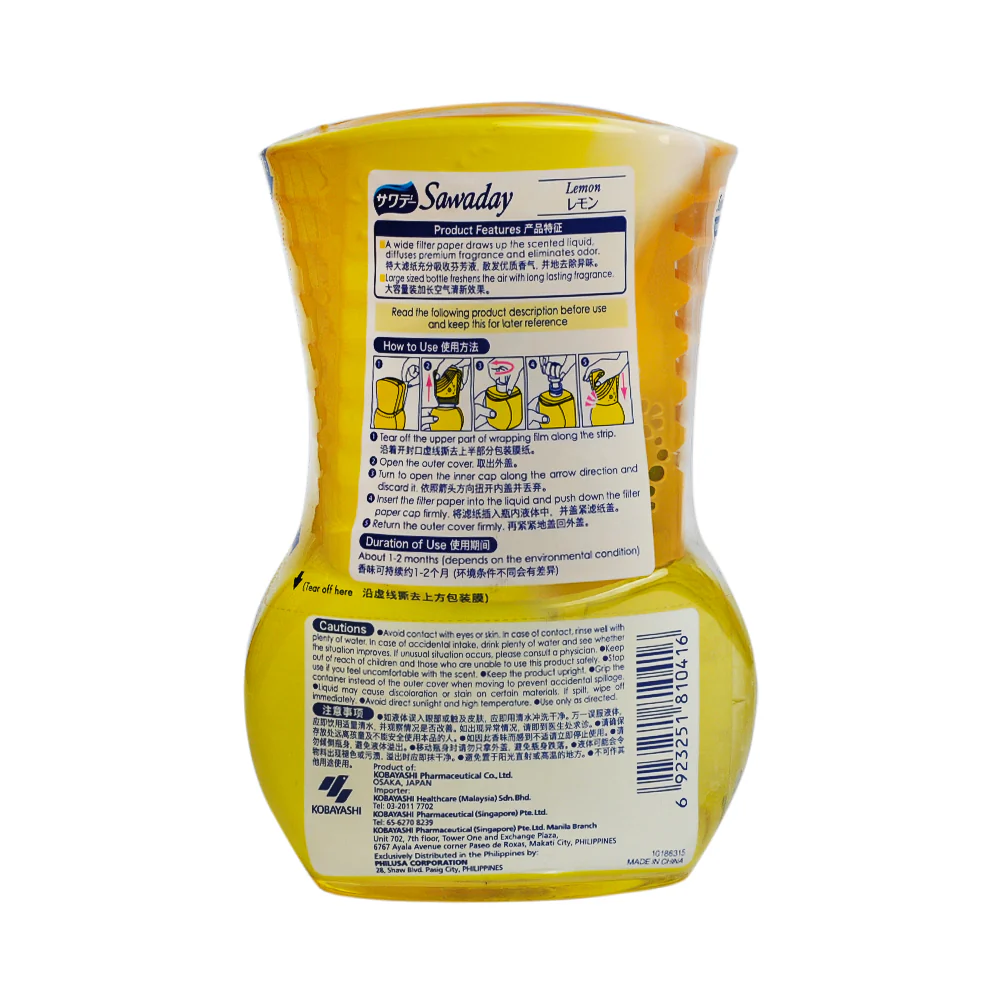 Sawaday Fragrance Liquid Lemon 350ml - Image 2