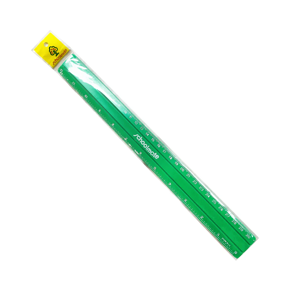 Schoolmate Colored Ruler 12in - Image 2
