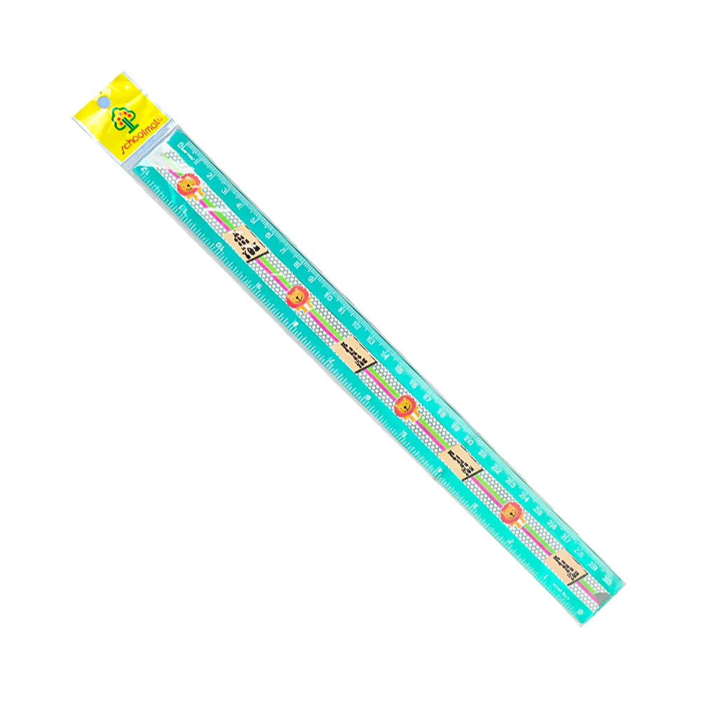 Schoolmate Ruler With Sticker 12in - Image 2