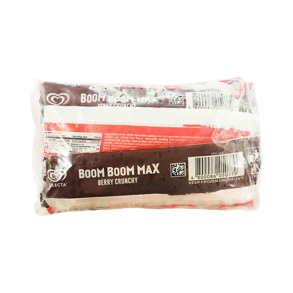 Selecta Boom Boom Max Berry Crunchy 65ml x 6's - Image 2
