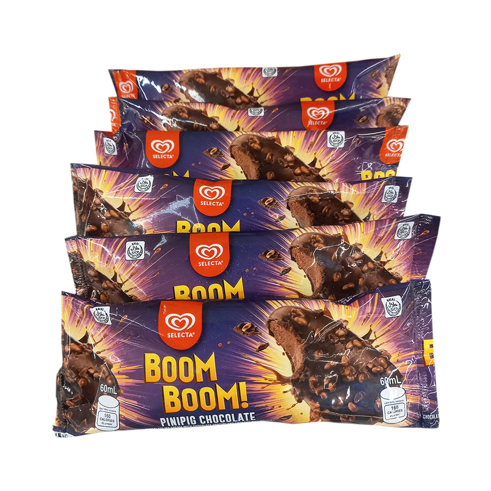 Selecta Boom Boom Pinipig Chocolate 60ml x 6's - Image 2