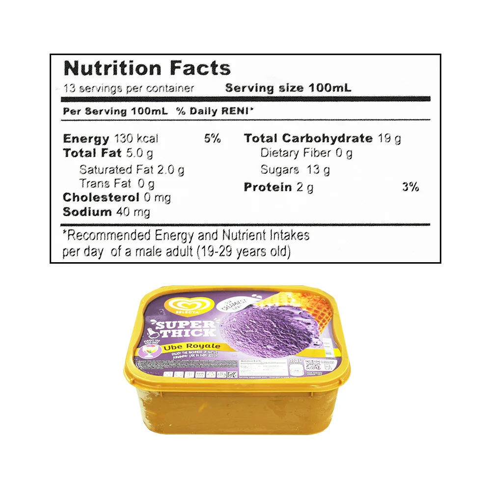 Selecta Classic Ice Cream Ube Royale 1.3L - Image 2