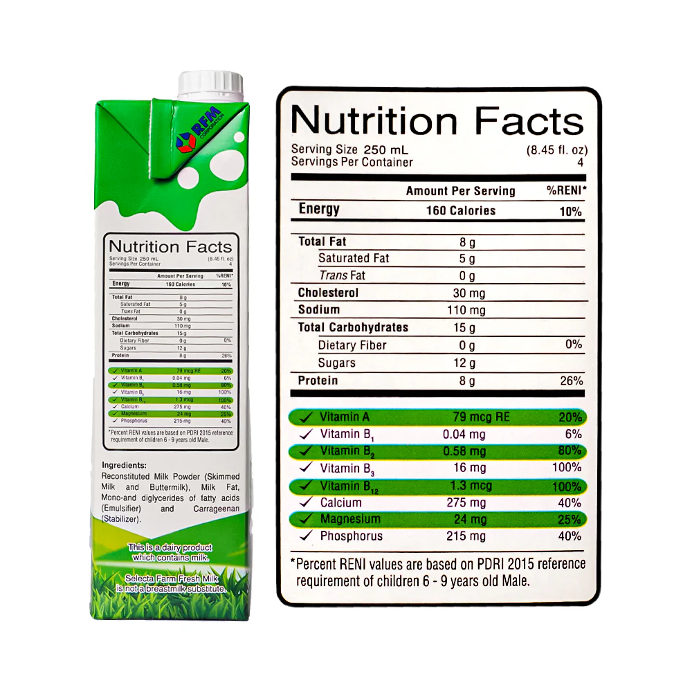 Selecta Farm Fresh Milk Family Pack 1L - Image 3