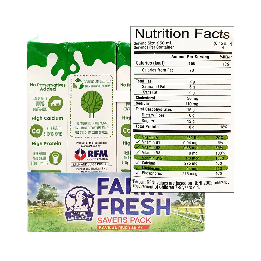 Selecta Farm Fresh Family Savers Pack 1L x 2's - Image 2