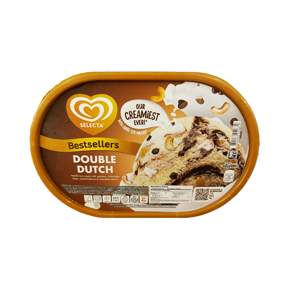 Selecta Ice Cream Double Dutch 750ml