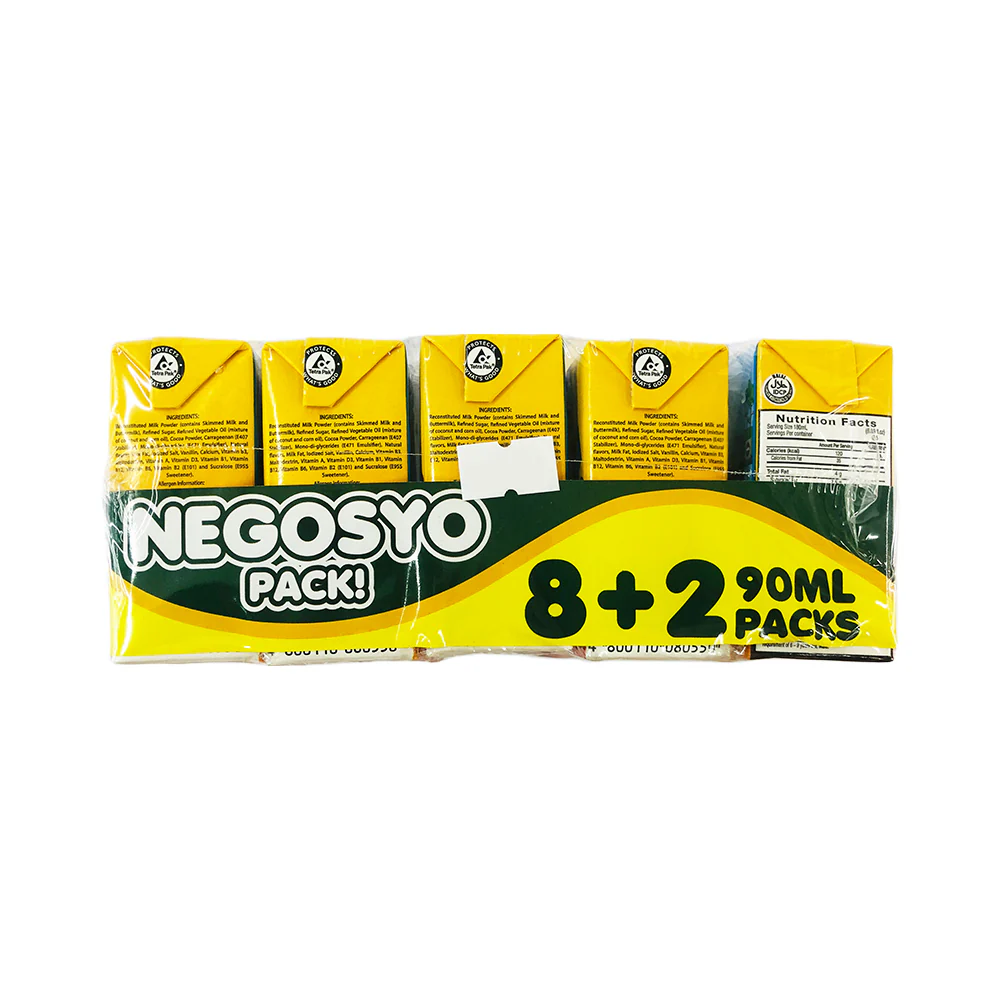 Selecta Moo Fortified Chocolate Milk Drink 100ml 8 + 2 Negosyo Pack - Image 2
