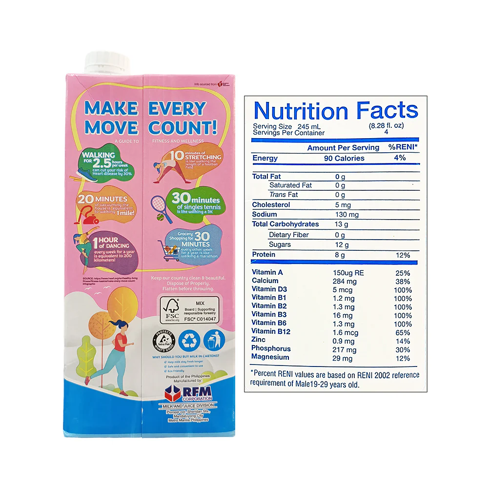 Selecta Non Fat Milk 1L - Image 2