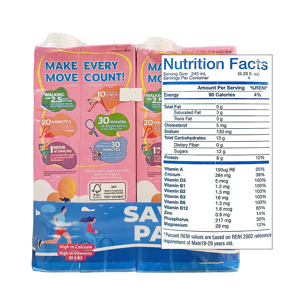 Selecta Non Fat Milk Savers Pack 1L x 2's - Image 2