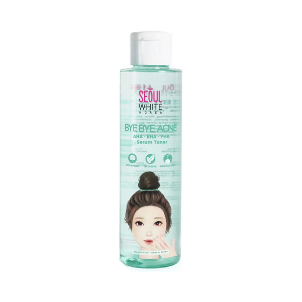 Seoul White Bye Bye Acne Serum Toner 150ml - Image 2