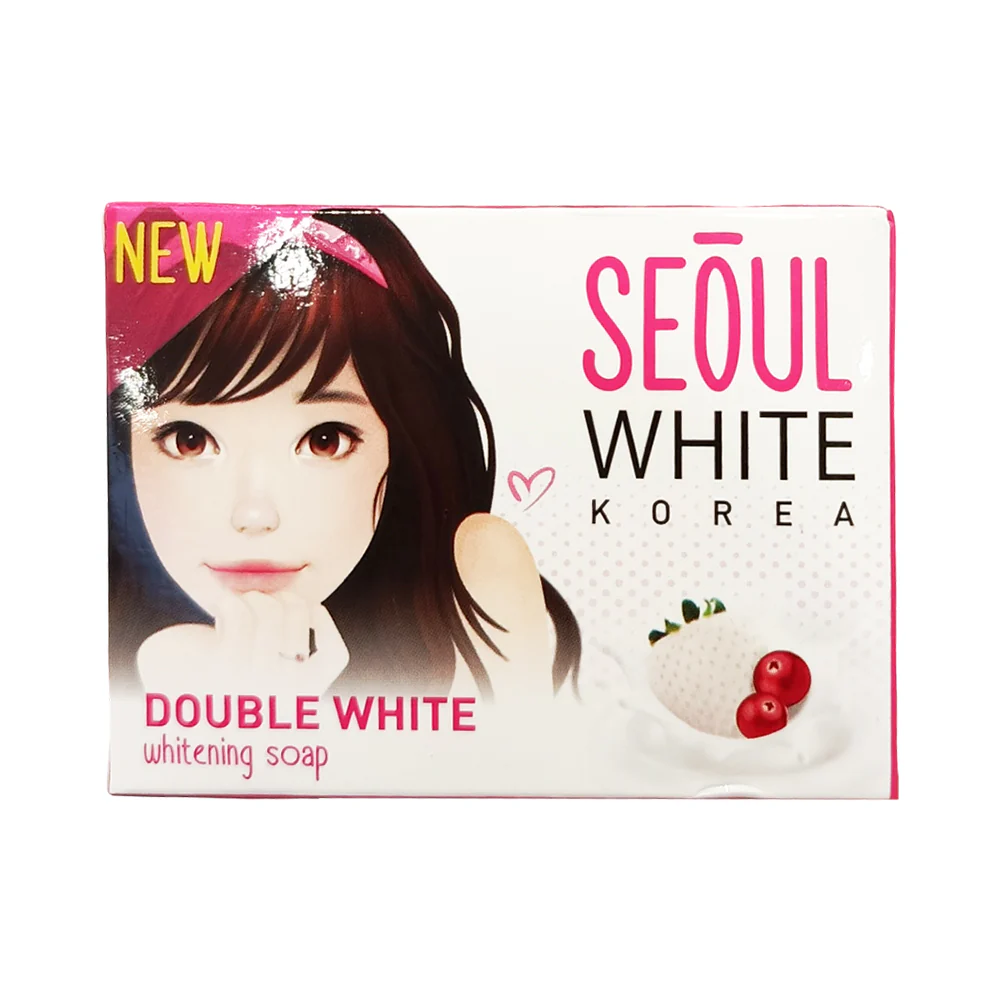 Seoul White Korea Double White Whitening Bar Soap 90g - Image 2