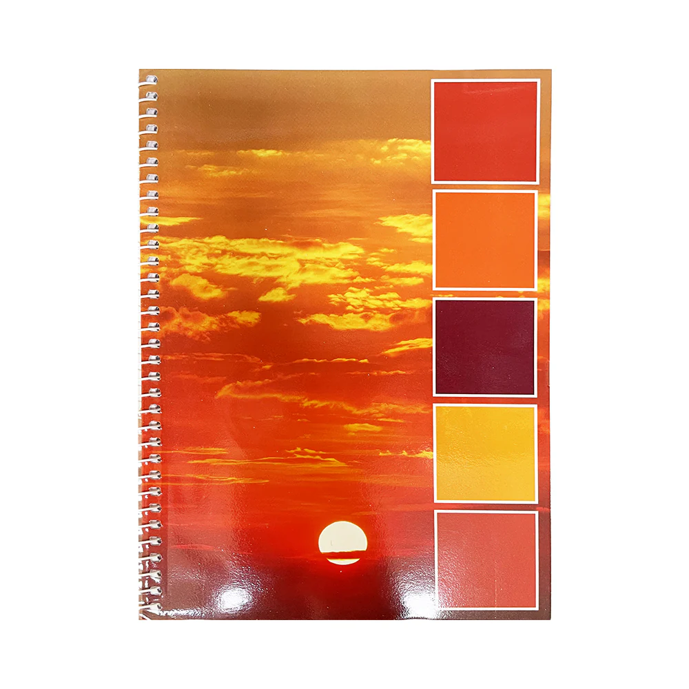 Seven Notes Traditional Color Palettes Spiral Notebook 685 80 Leaves - Image 5