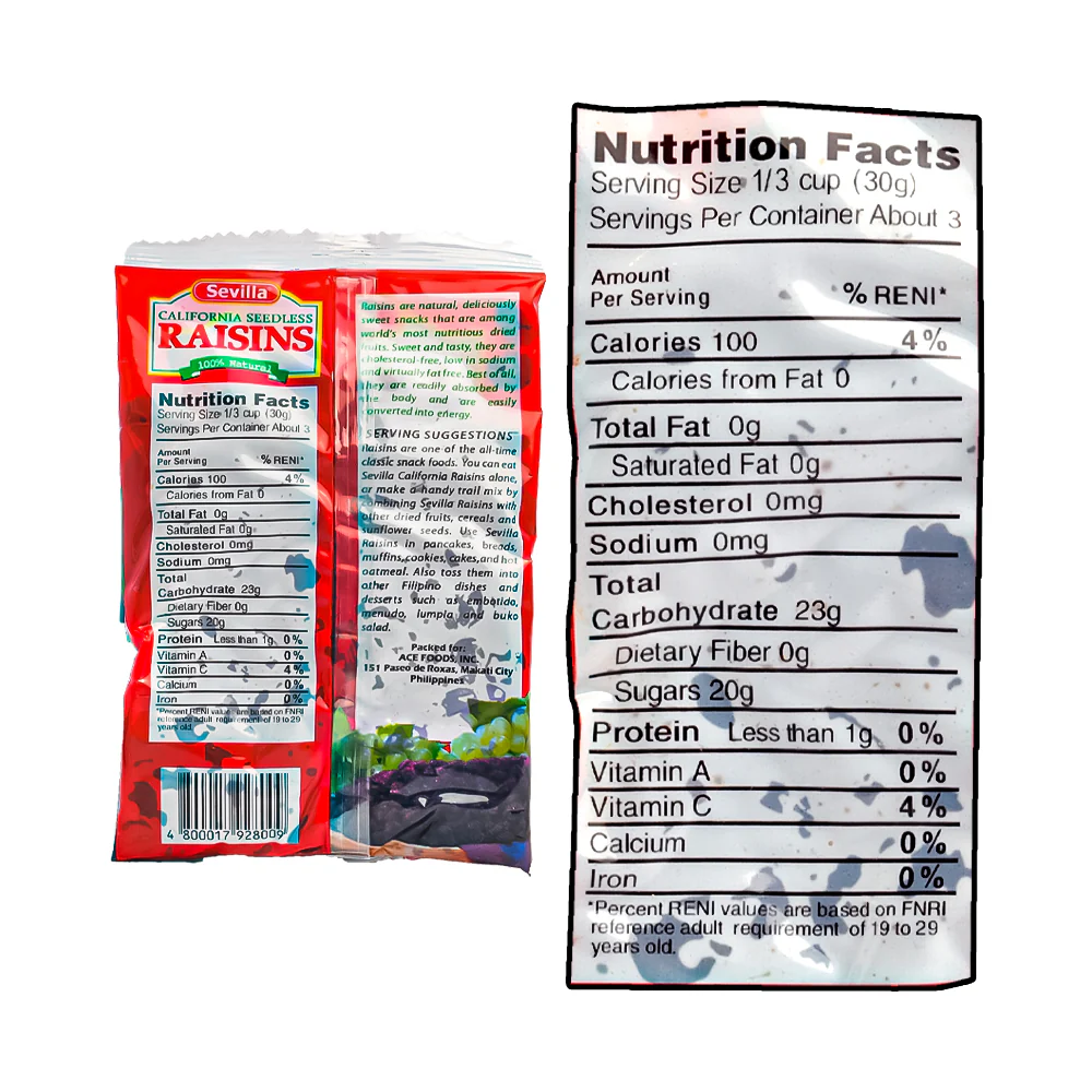 Sevilla Raisins 100g - Image 3