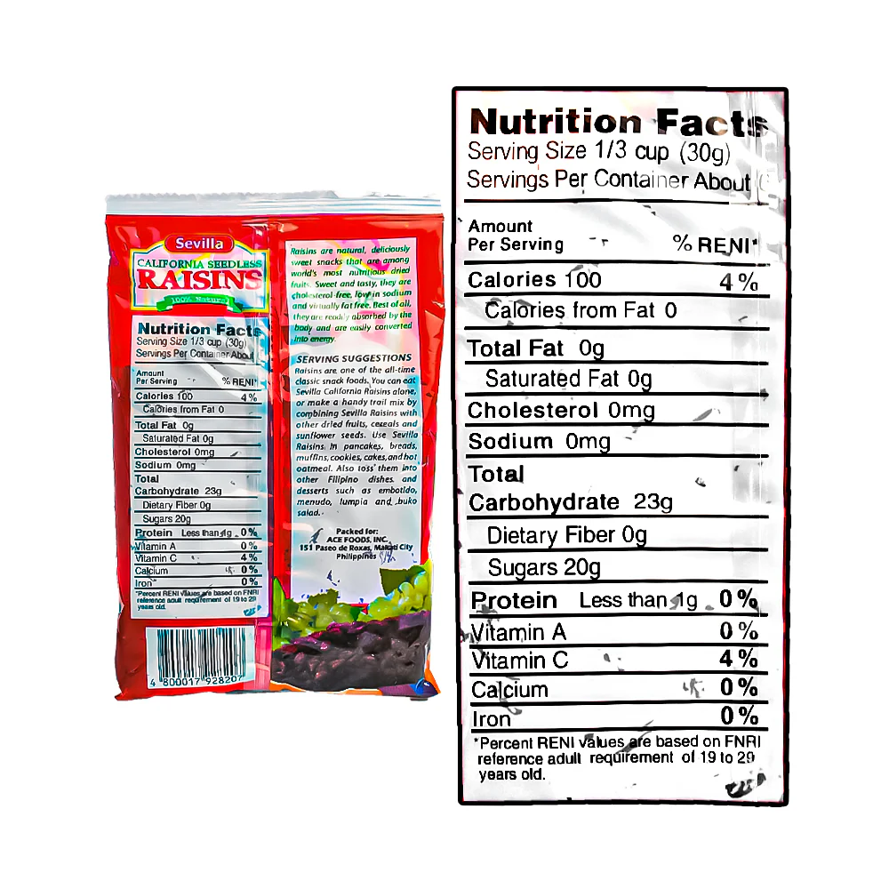 Sevilla Raisins 200g - Image 3