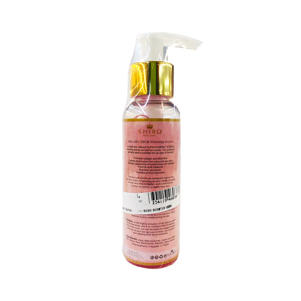 Shiro AHA Serum Whitening Booster 100ml - Image 2