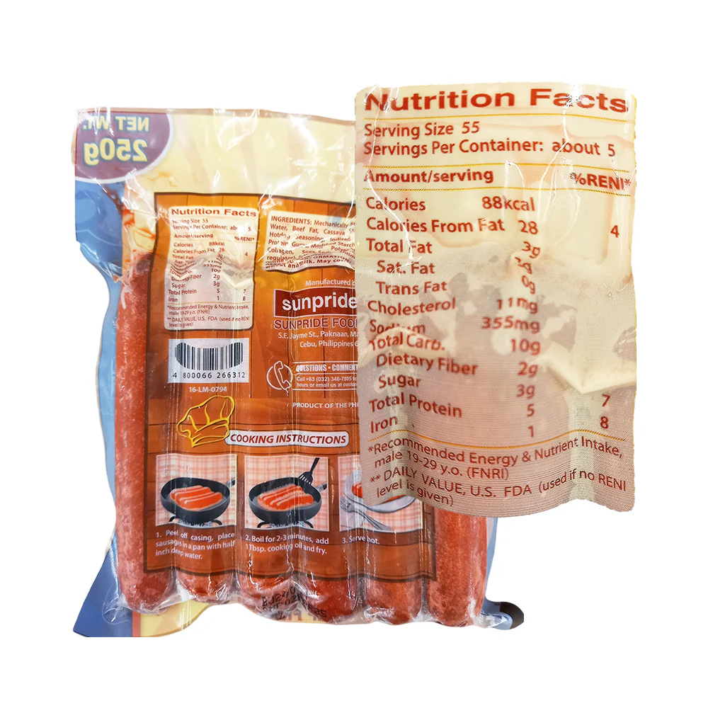 Shopper Sunny Hotdog Jumbo 250g - Image 2