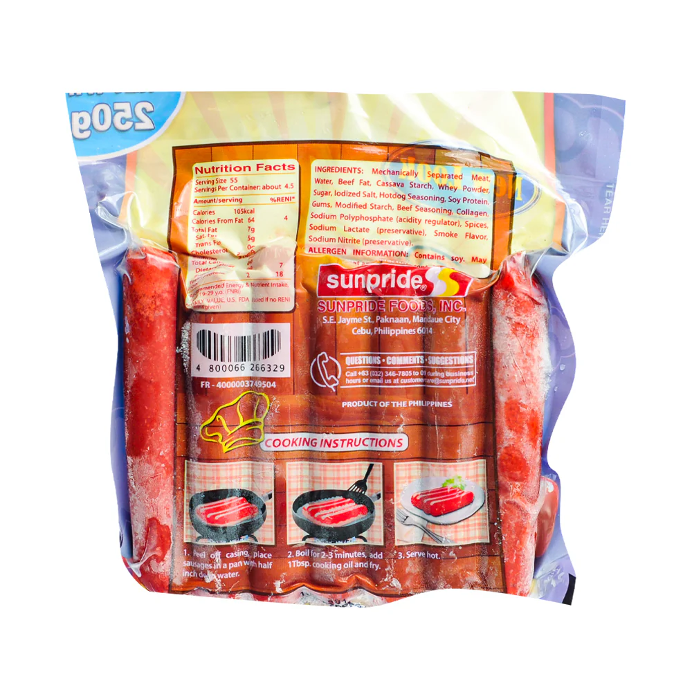 Shopper Sunny Hotdog Regular 250g - Image 2