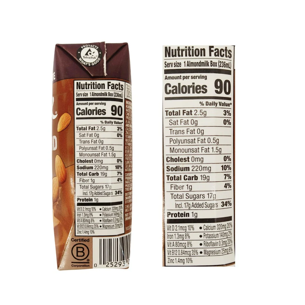 Silk Almond Milk Dark Chocolate 236ml - Image 2