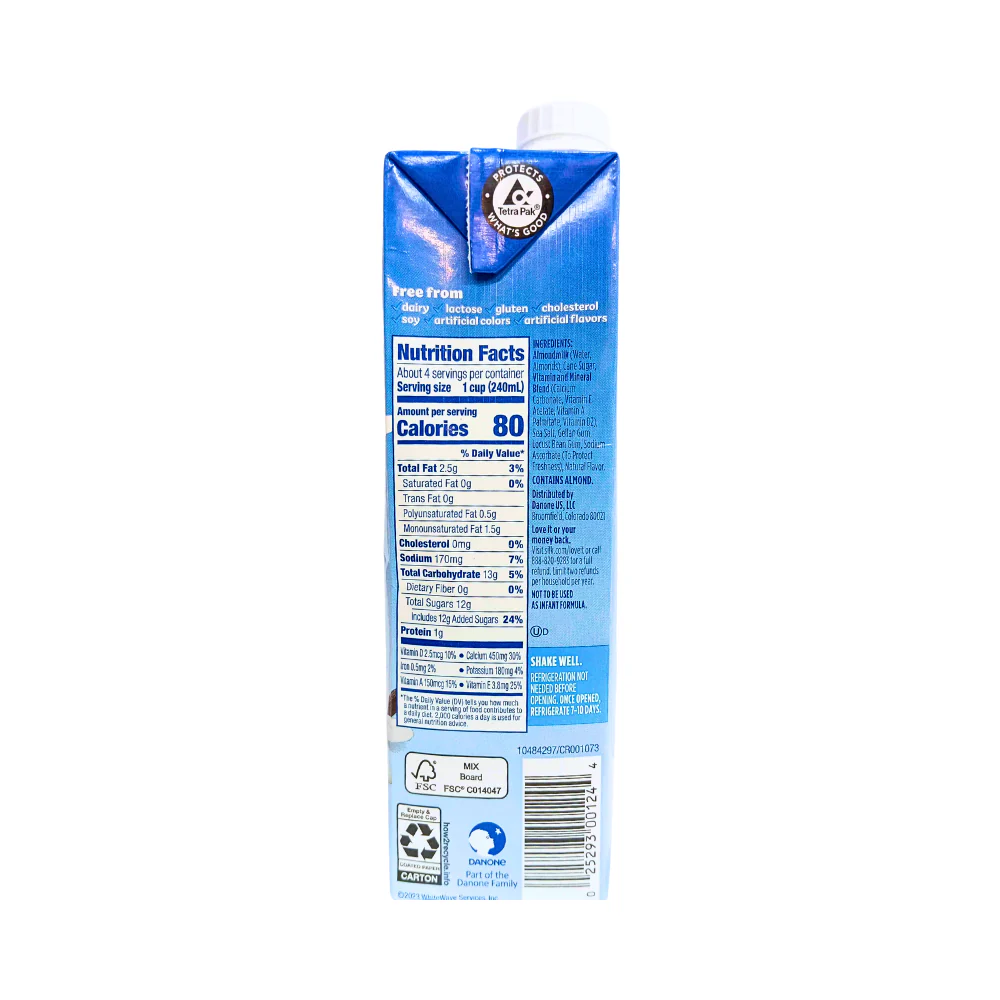Silk Almond Milk Vanilla 946ml - Image 3