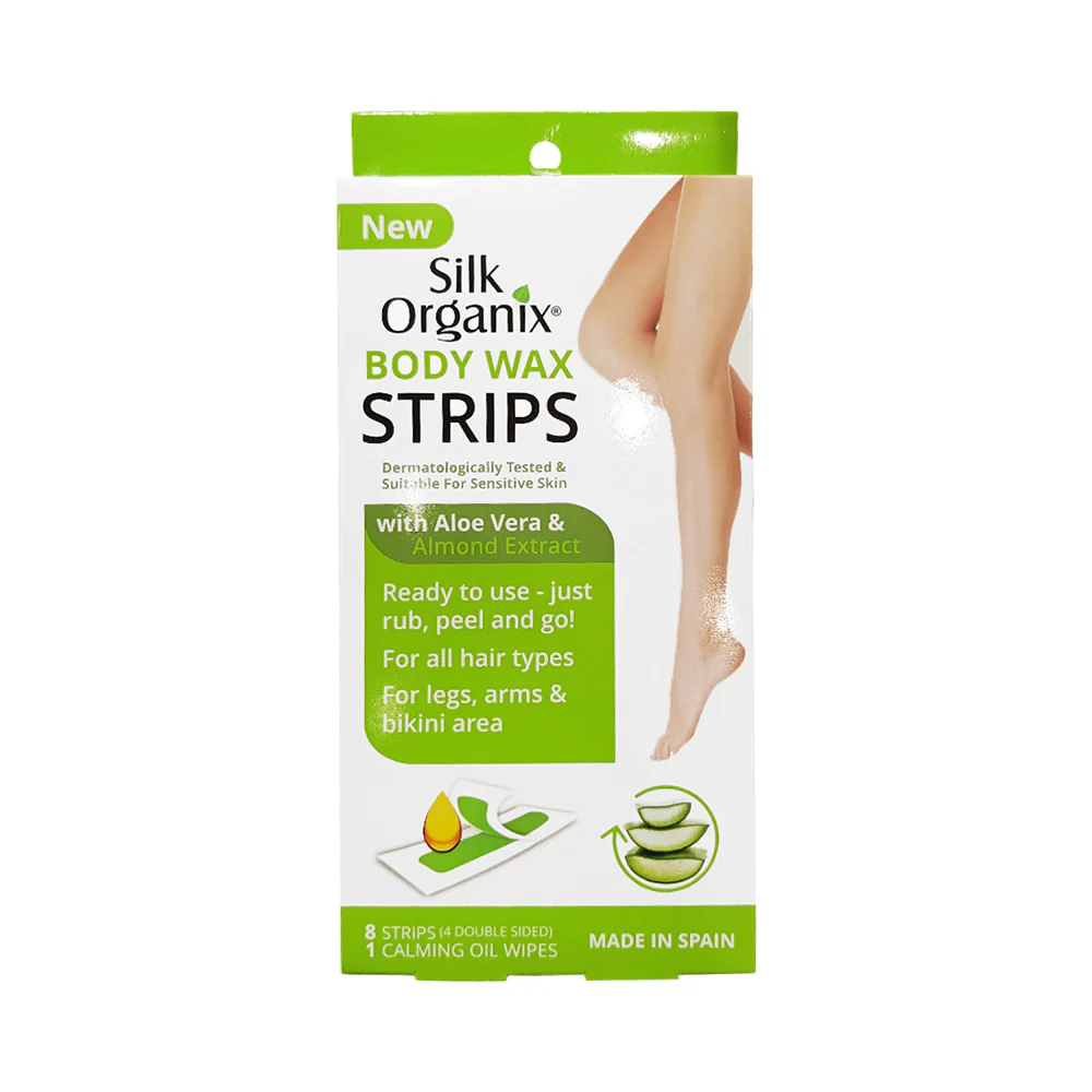 Silk Organix Body Wax Strips 8's - Image 2