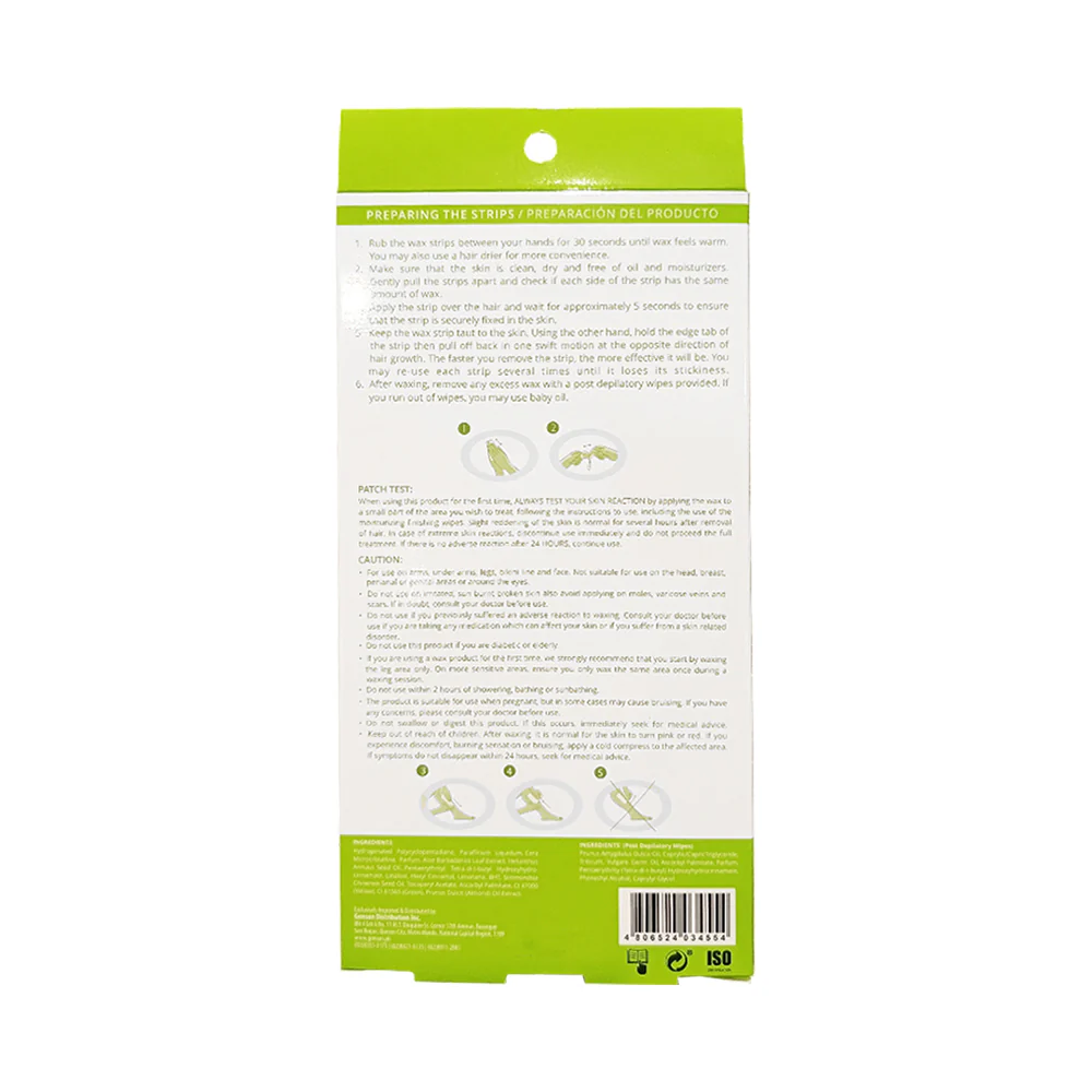 Silk Organix Body Wax Strips 8's - Image 3