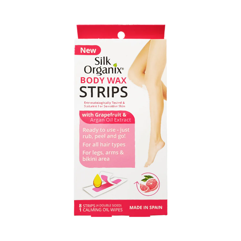 Silk Organix Body Wax Strips 8's - Image 5
